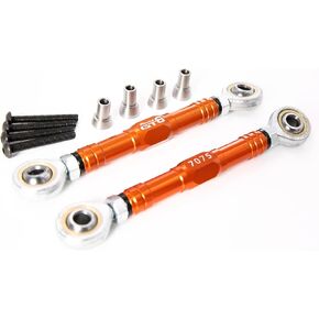 CNC Aluminum 7075 T6 Steering Linkage Turnbuckle Pull Rod Set for 1/5 RC Car HPI km rv Baja 5b ss 5sc Upgrade Part (Silver)