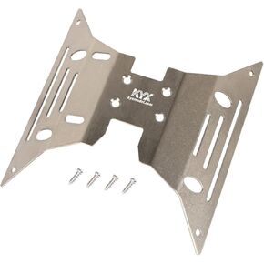 KYX Racing Stainless Steel Chassis Protective Plate Frame Protector Chassis Guard Board Upgrades Accessories for 1/18 RC Crawler Car Axial UTB18 Capra Unlimited Trail Buggy