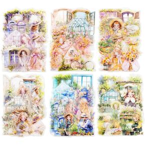 Travel PET Stickers, 150 Pcs Summer Holiday Ephemera for Scrapbooking, Journaling, DIY Crafts, and Art Supplies