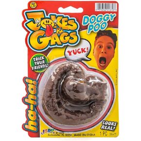 2CHILL Fake Dog Poop (1 Fake Poo) Realistic Fake Poop Toys for Kids | April Fools Day Funny Gag Gifts, Office & Toilet Pranks for Teens | Weird Party Favors. 1379-1slp