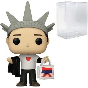 POP TV: Friends - Chandler Bing in New York Funko Vinyl Figure (Bundled with Compatible Box Protector Case), Multicolored, 3.75 inches