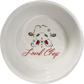 Multipet Lambchop Dog Bowl - 3 Cup White