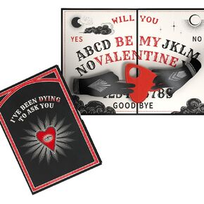 Lovepop Valentine Pop-Up Card for Her and Him - 3D Greeting Cards for Boys, Girls, Men, Women - Dying to Ask You - 5" x 7" Ouija Card - Blank Note Card & Envelope Included