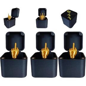 إصبع الأوسط في صندوق ، صندوق هدايا مفاجأة في الإصبع الأوسط ، هدية منبثقة يدوية منبثقة مع مربع للبالغين ، هدية مزحة عيد الميلاد ، هدية ديكور المكتب ديكور المنزل (1pc) (1pc) in Kuwait