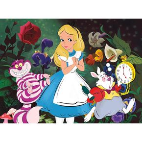 Buffalo Games - Silver Select - Disney - Alice in Wonderland, Alice and Friends - 1000 Piece Jigsaw Puzzle for Adults -Challenging Puzzle Perfect for Game Nights