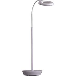 Mighty Bright The Original Rechargeable LED Floor Light and Magnifier Lamp, 59 Color-Adjustable LEDs, Warm Eye-Care Light to Bright-White Light, 5" 2X Magnifier, 5X Bifocal, Extra Bright and Dimmable