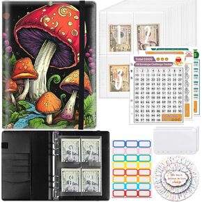 100 Envelopes Money Saving Challenge, Money Saving Binder, Budget Binder Savings Challenge Book, Savings Challenges Budget Book Binder,Budget Planner Book, African American Woman Rose