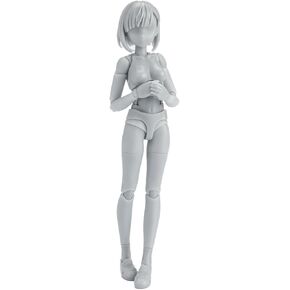 TAMASHII NATIONS - Tamashii - Body-Chan -School Life- Edition DX Set (Gray Color Ver.), Bandai Spirits S.H.Figuarts Action Figure