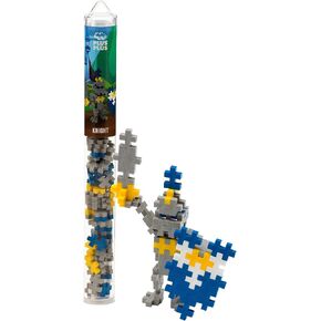 PLUS PLUS 3D Figure Building Block Set, Fun Stem Toys for Kids, 70 Interlocking Pieces - Ninjas Mini Maker Tube