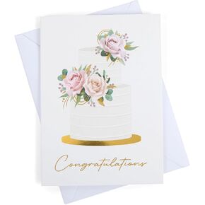 Wedding Card, Wedding Cards for Bride and Groom, Wedding Cards Congratulations, Gold Foil Congratulations Wedding Card