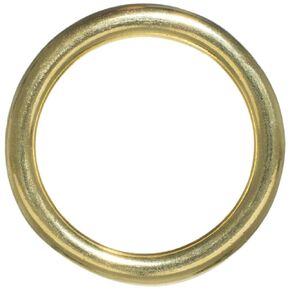 Craft County Brass O-Rings (2 Inch, 2 Pack)