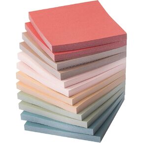 Mr. Pen- Sticky Notes, 3"x3", 12 Pads, Vintage Colors Sticky Notes, Sticky Note, Self-Stick Note Pads, Sticky Pads Sticky Notes Aesthetic, Colorful Sticky Notes, Sticky Notes Bulk Sticky Notes