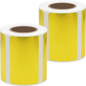 Hybsk 50x30mm Portable Printer Label Paper Multi-Purpose Tear Resistant Direct Thermal Labels Self-Adhesive Stickers Compatible with P50 Label Maker (50x30mm,White Label,4 Rolls)