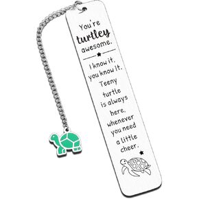 Turtle Gifts for Turtle Lovers Sea Turtle Bookmarks Sea Turtle Gift for Women Turtle Lovers Gifts Cute Turtle Charm Turtle Positive Gifts for Girls Him Her Turtle Decor Unique Turtle Gift for Her