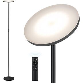 Floor Lamps for Living Room, 30W/3000LM Super Bright LED Room Lights with Magnetic Remote Control, 70 in Tall Standing Lamp with 3 Color Temperatures, Dimmable Floor Lamp for Bedroom,Office