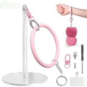 Portable Wrist Yarn Holder for Crocheting & Knitting, Acrylic Wool Mini Yarn Holder for Crocheting,Yarn Organizer Storage Knitting Supplies Crocheting Gift for Craft Lover