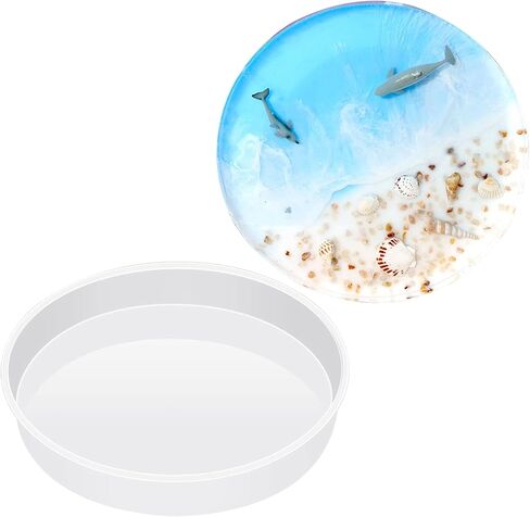 Large Resin Molds 12 Inches Round Silicone Molds for Table, Round Stool, Epoxy Resin Casting Molds for Big Tray, Clock, Resin Art, Gifts in Saudi Arabia