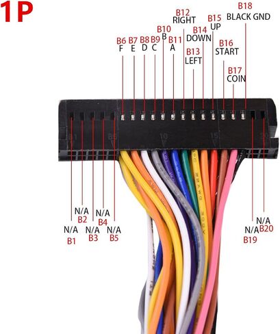 Pandora's Box Home Edition 40-pin to 28-pin Jamma Arcade Harness Cables Conversion Arcade Game Console Accessories in Saudi Arabia