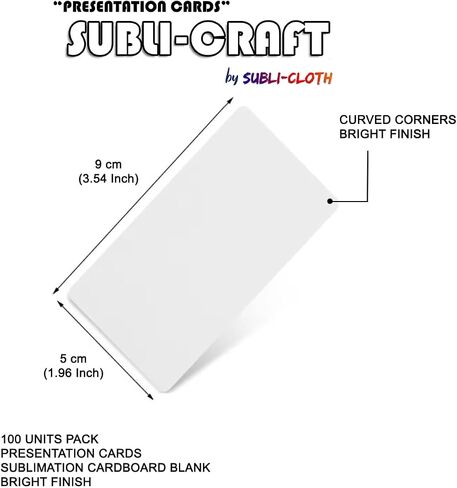 بطاقات العرض التقديمي Subi-Craft Packboard Pack x 100 وحدة من Subi-Cloth (مدورة) in Kuwait