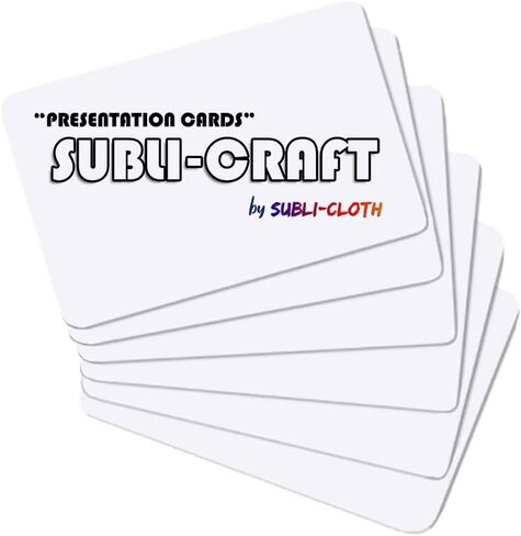 بطاقات العرض التقديمي Subi-Craft Packboard Pack x 100 وحدة من Subi-Cloth (مدورة) in Kuwait