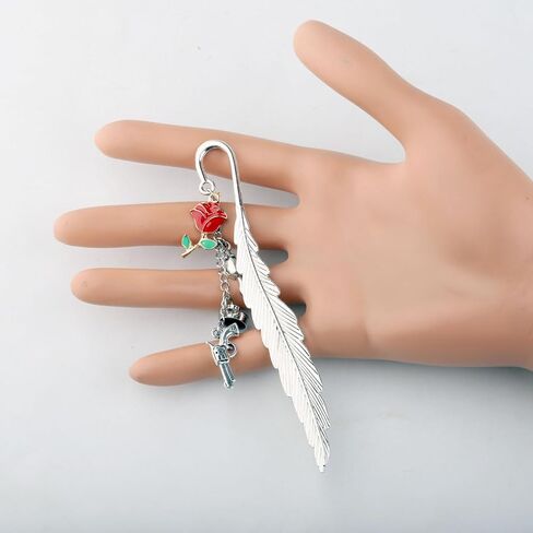 UJIMS Haunting Adeline Inspired Gift Run Little Mouse Bookmarks Zade Meadows Fans Jewelry Dark Romance Gift Smut Reader Gift (LittleMouseBLACKBookmarks) in Saudi Arabia