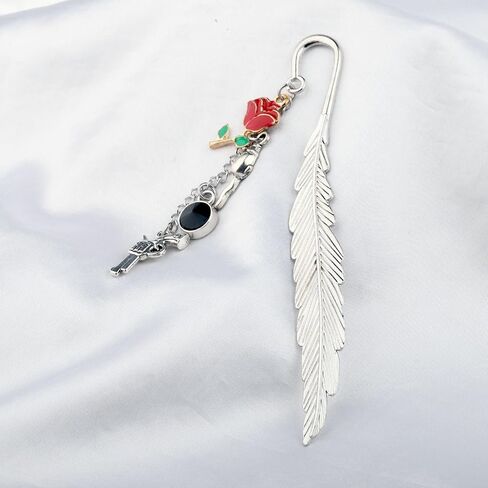 UJIMS Haunting Adeline Inspired Gift Run Little Mouse Bookmarks Zade Meadows Fans Jewelry Dark Romance Gift Smut Reader Gift (LittleMouseBLACKBookmarks) in Saudi Arabia
