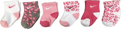 NIKE Children's Apparel Baby Tie Dyed Ankle Socks (6 pairs) Size 6-12M in Saudi Arabia