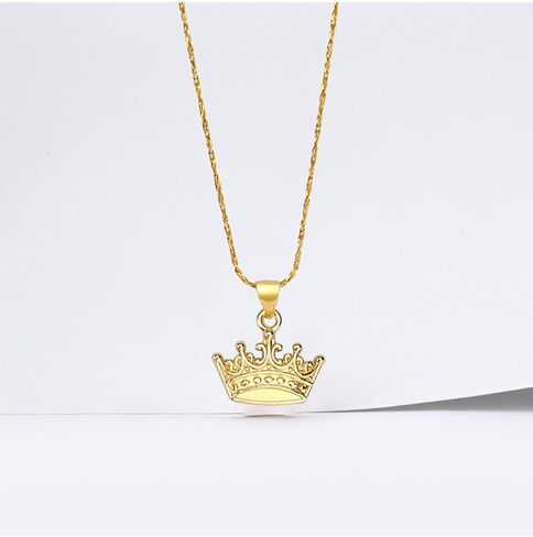 100 Pcs Crown Charms Vintage Tiara Princess Charm Pendants for Jewelry Making Necklace Bracelets Earring DIY Crafts in Kuwait