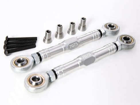 CNC Aluminium 7075 T6 RINKAGE RINCAGE TURNBUCKLE PULL ROL LOUS FOR 1/5 RC CAR HPI KM RV BAJA 5B SS 5SC Part (Silver) in Kuwait
