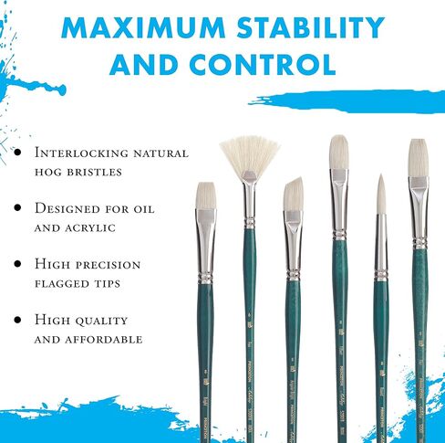 Princeton Ashley Paintbrush, Size 12, Blue Green in Kuwait