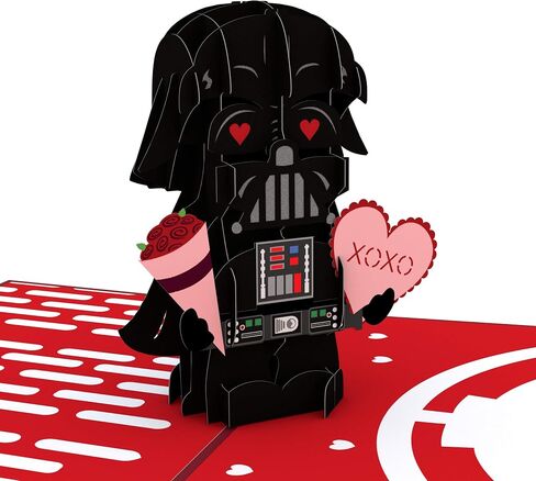 Lovepop Valentines Day Card for Her, Him - 3D Star Wars Greeting Pop-Up Cards - Darth Vader I am Your Valentine - 5" x 7" - Blank Notecard & Envelope Included in Saudi Arabia