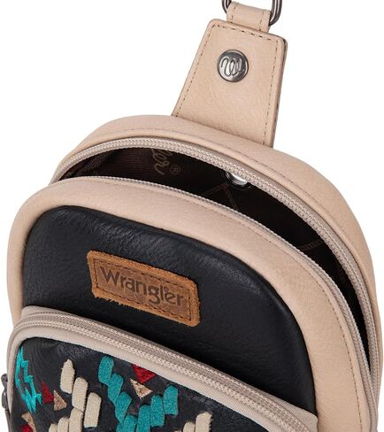 Wrangler Sling Bag for Women Aztec Crossbody Bags Fanny Pack Chest Bag Purse in Kuwait