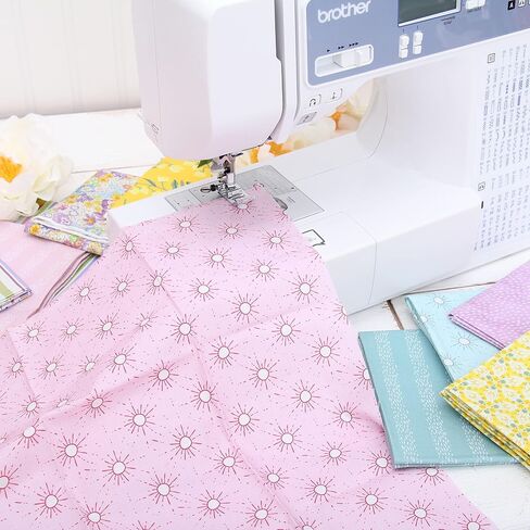 3 Yard Cut Premium Cotton Quilting Fabric -White Light Blue Floral - 44" Width - 100% Cotton - Quilting, Sewing, Crafts in Saudi Arabia