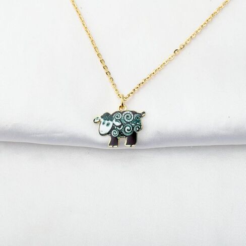 BNQL Sheep Pendant Necklace Sheep Lover Gifts Sheep Jewelry Gifts Sheep Farm Animal Gifts Sheep Herder Gifts Sheep Owner Gift in Saudi Arabia