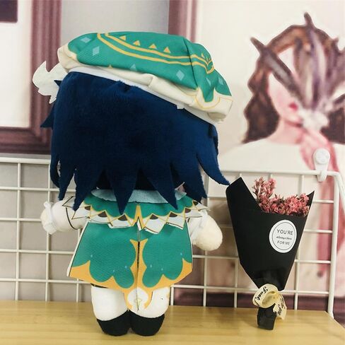 CALEMBOU Anime Plush Figure, 8'' Cute Anime Plush Doll Cosplay Props Soft Stuffed Animal Plushies Collection Gift for Fans (KAZUHA Plush Doll 20cm) in Saudi Arabia