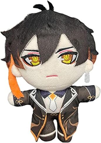 CALEMBOU Anime Plush Figure, 8'' Cute Anime Plush Doll Cosplay Props Soft Stuffed Animal Plushies Collection Gift for Fans (KAZUHA Plush Doll 20cm) in Saudi Arabia