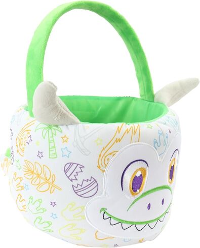 Crayola Color Me Plush, Easter Basket with 3 Ultra-Clean Washable Markers, Green Dinosaur, Creative Fun for Boys and Girls Ages 3 and Up in Kuwait