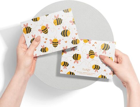 ورق Twigs - بطاقات تحية Bumble Bumble Bume - بطاقات القرطاسية مع الأظرف - شكرًا لك بطاقة - بطاقات نوت فارغة - بطاقات المعايدة لجميع المناسبات - مصنوعة في الولايات المتحدة الأمريكية (5.5 × 4.25 ، مجموعة من 12) in Kuwait