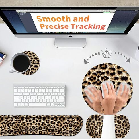 Mouse Pad with Wrist Rest + Keyboard Wrist Rest + Gaming Mouse Pad + Coasters Ergonomic Memory Foam Wrist Pad Set with Easy Typing & Pain Relief for Computer Laptop Office & Home,Blue Butterfly Skull in Saudi Arabia