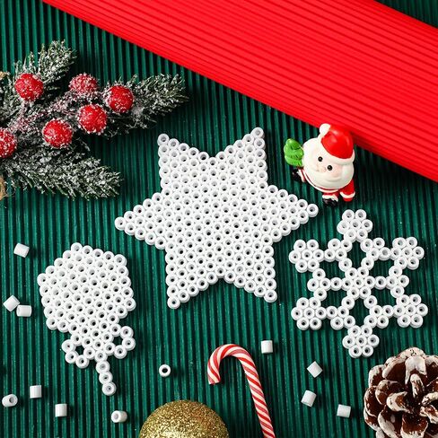 AUGSUN Fuse Beads, 1500Pcs Black White Melty Beads 5mm Iron Beads for Arts and Crafts in Kuwait