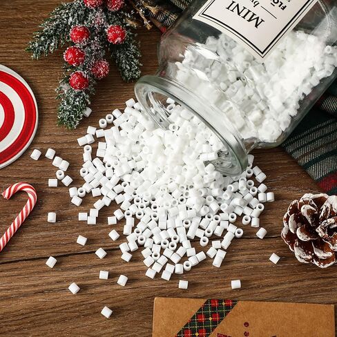 AUGSUN Fuse Beads, 1500Pcs Black White Melty Beads 5mm Iron Beads for Arts and Crafts in Kuwait