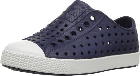 حذاء رياضي Jefferson (Little Big Kid) من Native Shoes، كتان كتان/أبيض صدفي، 3 US للجنسين in Saudi Arabia