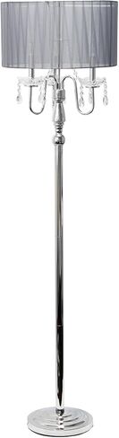 تصاميم أنيقة LF1002-BLK العصرية الرومانسية شفافة الظل شنق in Kuwait