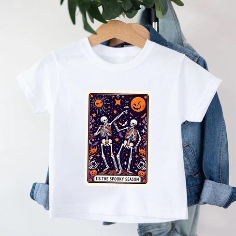 12 Pcs Heat Transfer Iron on Applique for Cute Ghost Pumpkin Iron on Patches for Clothing Fabric 12 Sheets Skeleton UVDTF Transfer Stickers for Mugs DIY Crafts Decoration in Saudi Arabia