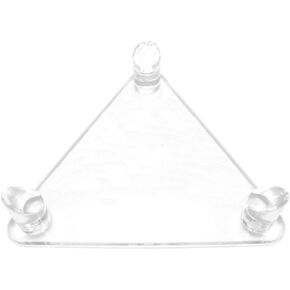 Clear Acrylic Stand Triangle Basketball Display Stand Volleyballs Soccer Football Bowling Ball Display Holder Without Display Case Cover