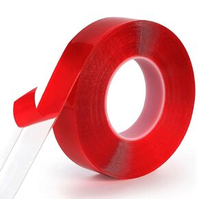 Double Sided Tape Heavy Duty,Strong Wall Tape Multipurpose Reusable Tape,Clear Acrylic Tape,Wall Hanging Sticky Carpet Photo Frame Poster.