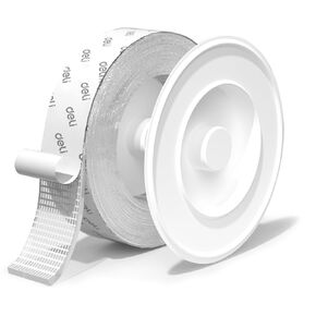 deli Double Sided Tape Heavy Duty, 1.18 in × 198 in (16.40FT), Extra Large Nano Double Sided Adhesive Mounting Tape, Clear & Removable Sticky Wall Tape for Hanging Picture Poster Carpet Photo