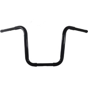 1-1/4 1.25 Inches Tube Fat Ape Hangers Handlebar 14 Inches Rise For Harley Softail FLST FXST Sportster XL 883 1200 Dyna Fat Boy Heritage Road King(Gloss Black)