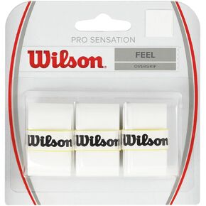 WILSON Pro Overgrip Sensation Thin Overgrip 3 Pack in White