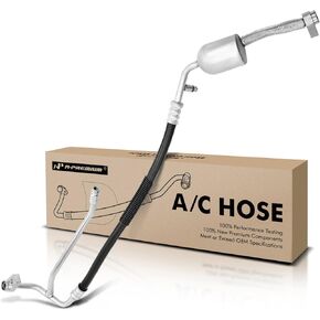 A-Premium A/C Discharge Line Hose Assembly Compatible with Ford F-250/F-350/F-450/F-550 Super Duty 2017-2019, 6.2L 6.8L, Compressor to Condenser